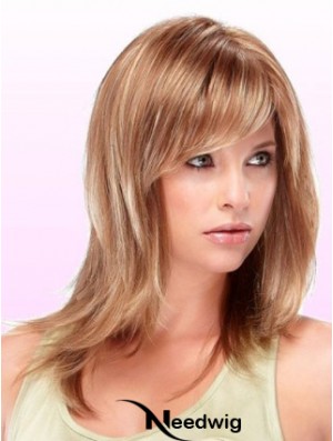 Synthetic Hair Sale With Capless Straight Style Shoulder Length Layered Cut