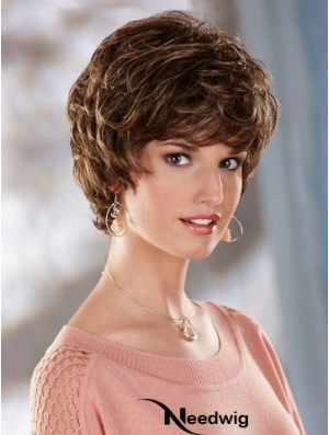 Wavy Brown Online Short Classic Wigs